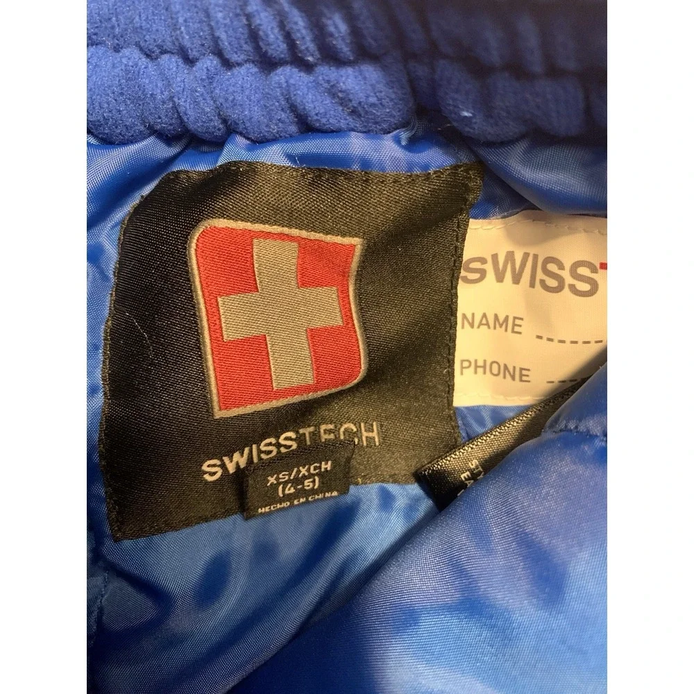 Swisstech Snow Unisex Kids XS Blue Boys Girls‎ Ski Snowboard Winter Outerwear